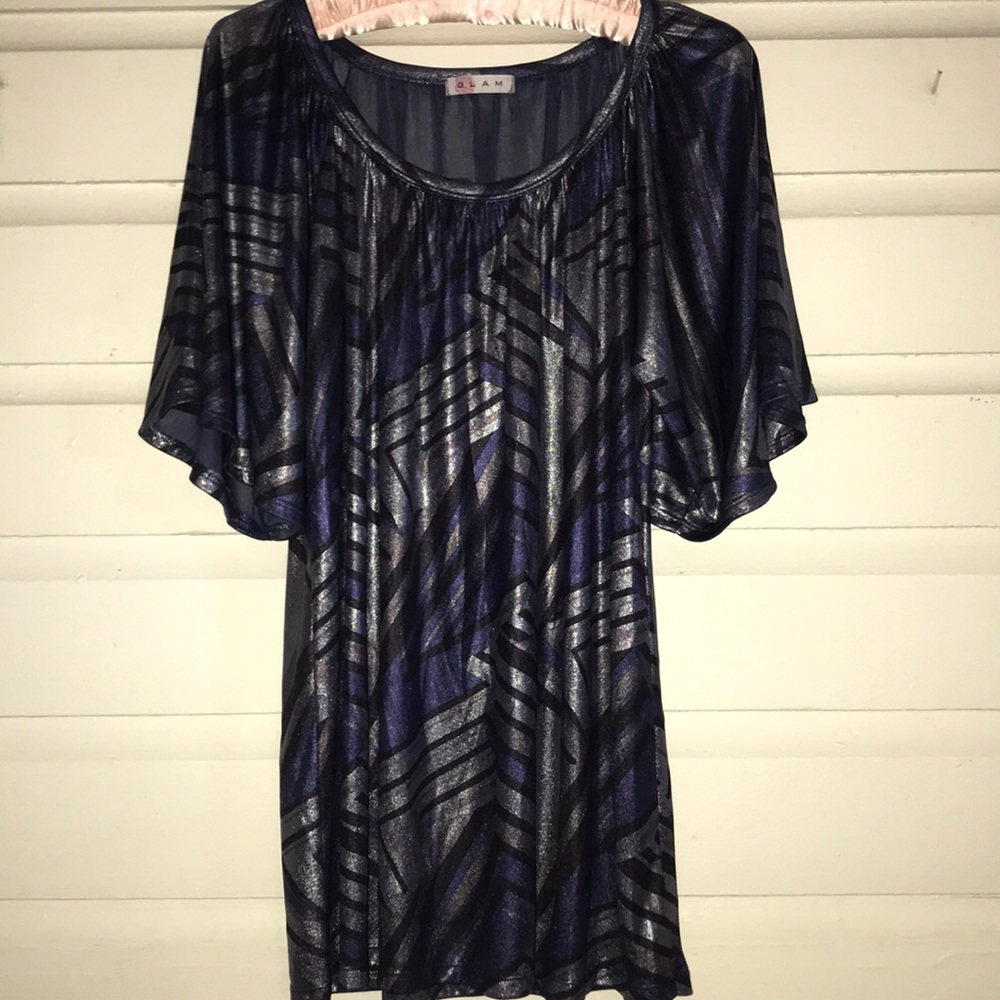 Glam chromatic blouse